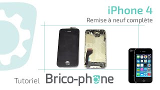 Tuto iPhone 4  remise à neuf complète avant arrière  châssis [upl. by Esdras]