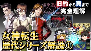 【ゆっくり解説】真・女神転生シリーズ解説 part1【ペルソナの原点】 [upl. by Nesnaj113]