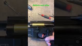 Kwa vm4 ronin t6 before and after upgrade airsoft shorts speedsoft kwaairsoft [upl. by Yruok]