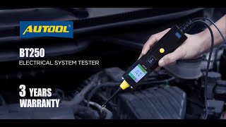 AUTOOL BT250 Circuit System Tester Supports multiple testing modes [upl. by Minnaminnie]