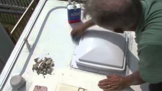 How to install and seal an RV roof vent using Dicor Lap Sealants [upl. by Billi]