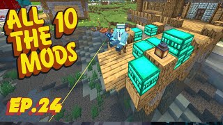 Aquaculture Fishing Mod and Neptunes Bounty in All the Mods 10 Ep24 Minecraft ModPack [upl. by Shelburne]