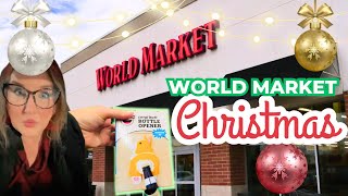 Christmas Shop with Me European Food Market at Cost Plus World Market  Stocking Stuffer Decor [upl. by Edivad]