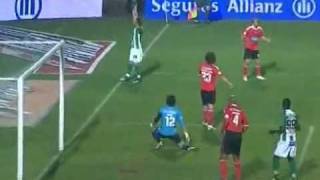 Gol contra muito engraçado de David Luiz  Vitória de Setúbal 1 x 1 Benfica  Liga de Portugal [upl. by Gombosi]