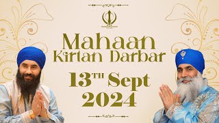 Mahaan Kirtan Darbar from MGC  13Sep24n  Neeldhari Samparda  Bhai Nirmal Singh Ji Khalsa [upl. by Mihalco]