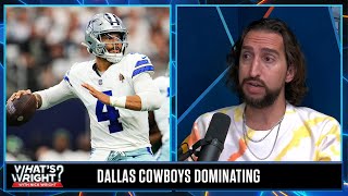 Will Dak Prescott hold back the Cowboys Super Bowl hopes once again Nick answers  What’s Wright [upl. by Jacobsohn]