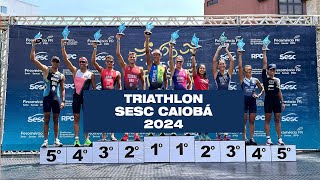 TRIATHLON SESC CAIOBÁ 2024  GEORGIA ZATTAR [upl. by Attehcnoc17]