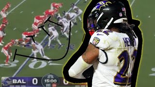 Film Study Why couldnt Derrick Henry get much going  Baltimore Ravens Vs Kansas City Chiefs [upl. by Rivi334]