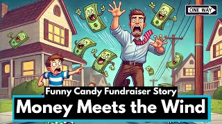 Fun Reading Fluency Practice  quotMoney Meets the Windquot  Funny Candy Fundraiser Story for Kids [upl. by Congdon]