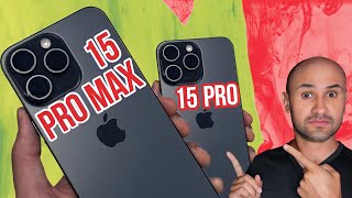 iPhone 15 Pro vs Pro Max Diferencias y comprar el iPhone 15 Pro Max o el Pro [upl. by Konstanze]