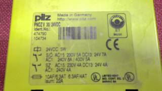 Pilz PNOZ V 3024VDC Safety Relay [upl. by Cordula]