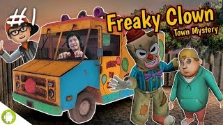 ICE SCREAM VERSI LOW BAJET HAHA Freaky Clown Town Mystery Part 1 SUB INDO Cara Jalannya Kocak [upl. by Kask]