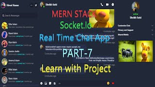 Real Time Chat App React Node Express Socket MongoDB MERN STACK User Register complet back end 7 [upl. by Niltiac]