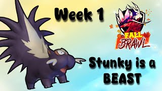 Stunky is a goated LC mon  UNPL FALL BRAWL W1  POKÉMON DRAFT LEAGUE [upl. by Sitoiyanap112]