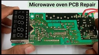 microwave oven PCB board repair [upl. by Sillyhp77]