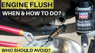 HOW TO FLUSH ENGINE WHO SHOULD AVOID ENGINE FLUSH Liqui Moly ENGINE FLUSH REVIEW BEST ENGINE FLUSH [upl. by Ahseihs]