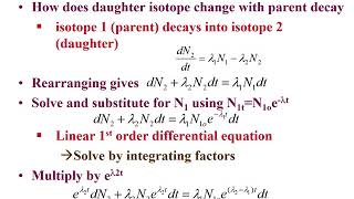 Lecture 3 Part 2 Decay Kinetics UNLV Radiochemistry Chem 312 [upl. by Nema301]