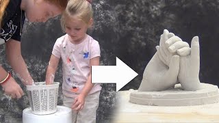 Lifecasting Tutorial Molding Kids Hands [upl. by Solberg]