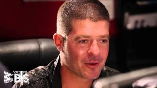 Robin Thicke Opens up about Separation from Wife Paula Patton On quotQuakes Housequot [upl. by Hotchkiss]