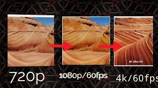 HOW TO CONVERT 720p video into 1080p4K at 60fps [upl. by Ashmead]