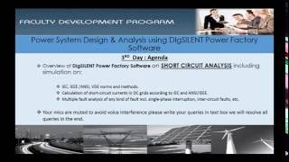 FDP  Power System Simulation Using Digsilent PowerFactory June 3 2016 [upl. by Ajak]