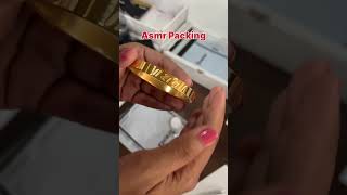 ASMR Packing Ram Bracelets  Satisfying Sounds  Branta Shop asmrpacking asmrsounds jewelry [upl. by Razid]