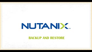 Nutanix Backup amp Restore  Nutanix VM Details [upl. by Daphne512]