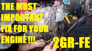 How to Replace the VVTI Oil Line  Toyota 35liter V6 2GRFE  Rav4 Highlander Camry RX350 ES350 [upl. by Yticilef900]