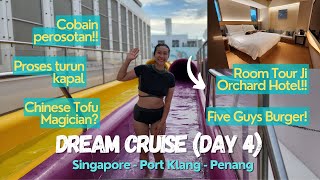 Genting Dream Cruise Last Day Ji Orchard room tour Chinese Tofu Magician five guys [upl. by Magen17]