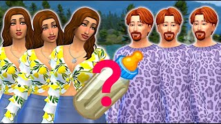 What happens when triplets have a baby with triplets  Sims 4 genealogy challenge [upl. by Nizam]