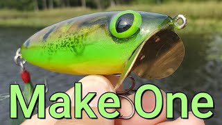 How to Make a Wooden Jitterbug Lure All hand made luremaking fishinglures [upl. by Seligmann855]