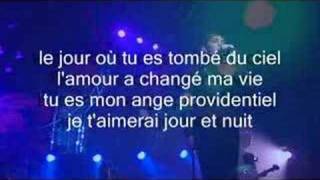 lyrics mon ange gregory lemarchal [upl. by Stanfill]