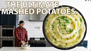 Creamy Roasted Garlic Yukon Gold Mashed Potatoes Recipe [upl. by Nayk]