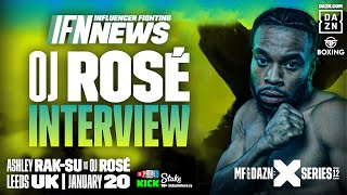 OJ ROSÉ INTERVIEW ON ASHLEY RAKSU FIGHT  IFN Boxing [upl. by Priscella]