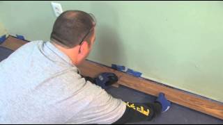 How to Install Laminate Flooring Lock amp Fold  LL Flooring [upl. by Ailalue]