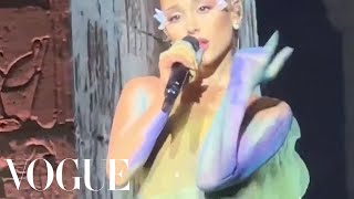 Ariana Grandes Mic Was On During Her Met Gala 2024 Performance [upl. by Alyssa]