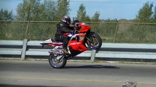 2002 GSXR1000 Quarter Mile Wheelie [upl. by Raymund]