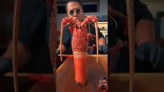 Red giant lobster 🦞 lobster seafood giantlobster food streetfood foodie [upl. by Nereil]