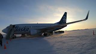 Alaska Air airports terminal at Barrow AK Americas MOST northern airport [upl. by Eresed]