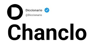 Chanclo Significado En Español [upl. by Hortensa]