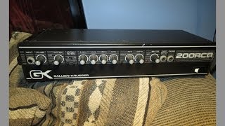 Gallien Krueger 200RCB Sound Samples  GK [upl. by Everara]