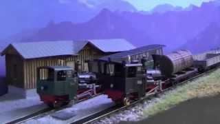 Model train H0n3z rack train from Ferro Train [upl. by Scheld]