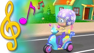 TuTiTu Songs  Scooter Song  Songs for Children with Lyrics [upl. by Cynde671]