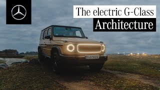 The allnew electric GClass – Electric Architecture  Teaching Tech [upl. by Odnarb11]