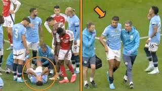 Rodris Terrible Injury Against Arsenal 🤕 [upl. by Tisdale]