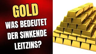 Goldpreis Warum der sinkende Leitzins ideal für Gold ist [upl. by Annahsal]