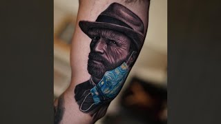 Usando IA para crear tatuajes  Van Gogh Tattoo  César Casarrubias [upl. by Greenstein]