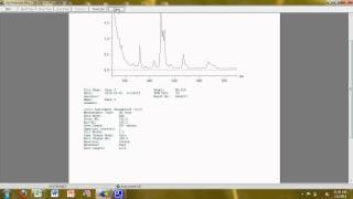 Holmium oxide spectrum [upl. by Curt]