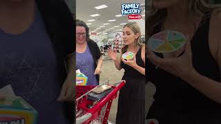 It seems our game has fallen into Karens cart Grab a copy of Family Faceoff at your local Target [upl. by Ellennaj614]