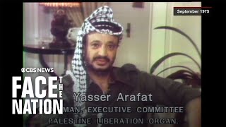 From the Archives Yasser Arafat chairman of the PLO on quotFace the Nationquot 1975 [upl. by Jemmy]